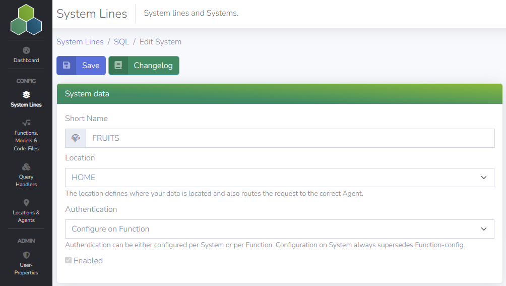 Create new System for SQL Server