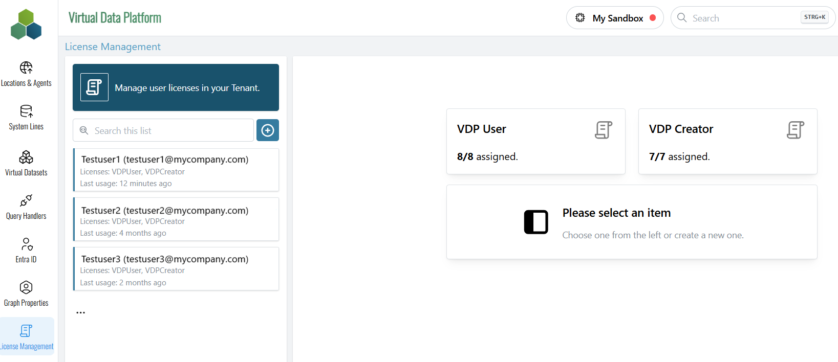 User Sandboxes Overview