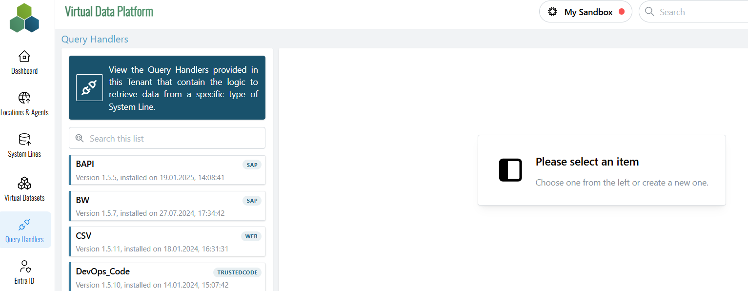 Query Handler Overview